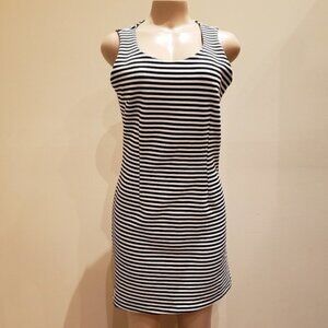 ATTENTION Sleeveless Striped Dress